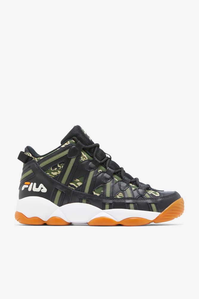 Fila Stackhouse Spaghetti Trainers Black - Mens - 49705FOYW